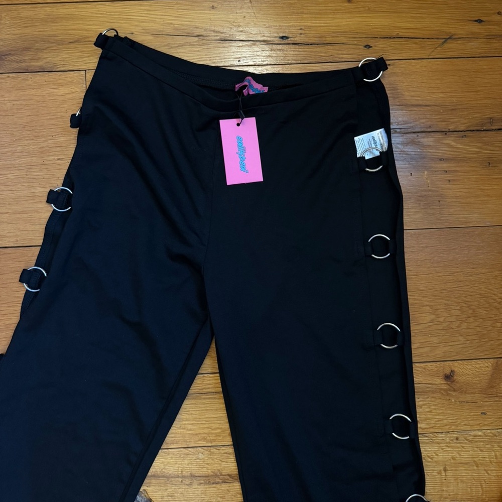 COPY - Edikted Black Cutout Pants
